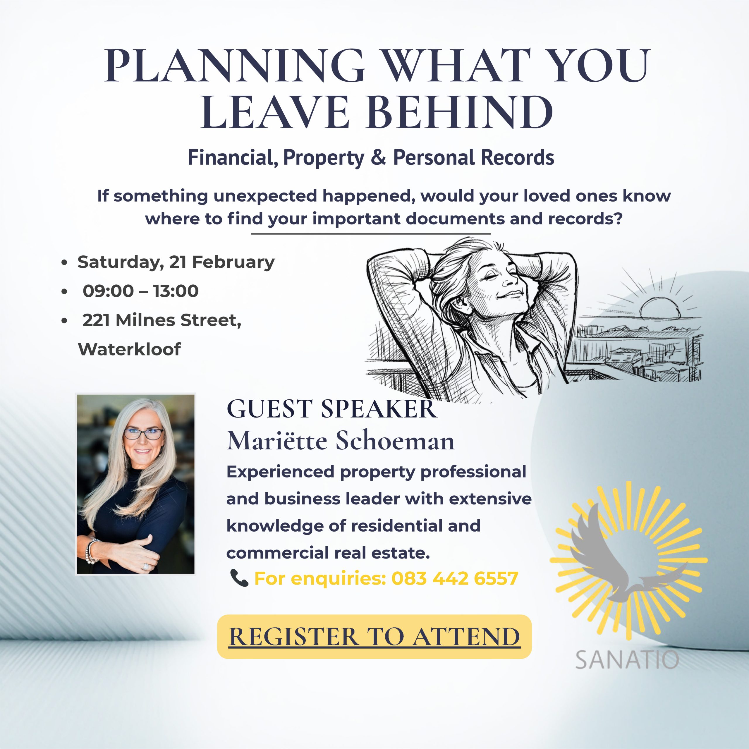 planning what you leave behind: financial, property, and persona